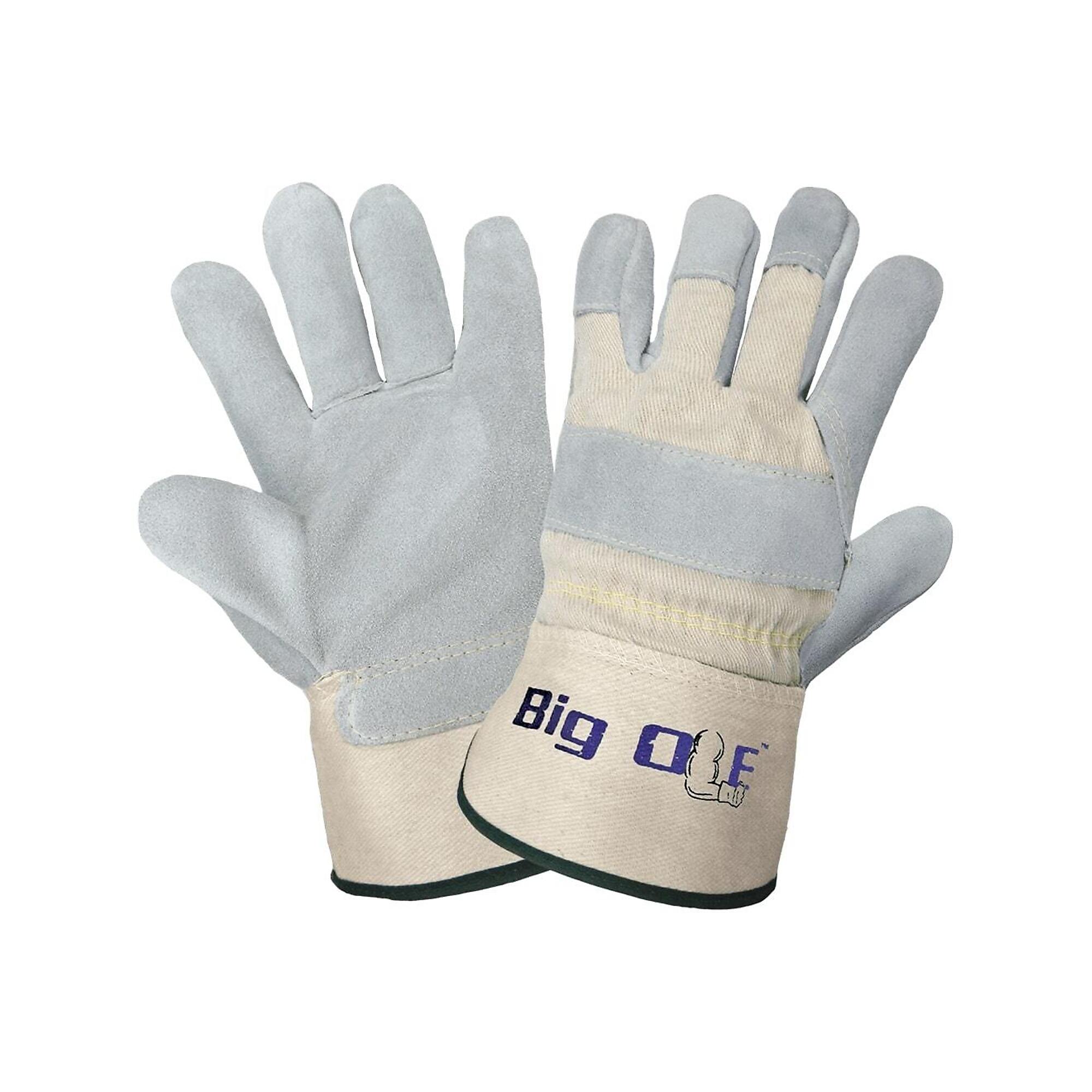 Global Glove Premium Side Select Split Cow Leather Palm Gloves&nbsp;- 12 Pairs